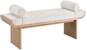 Universal Explore Home™ Nomad Canberra Ivory/White Oak Sischo Bench
