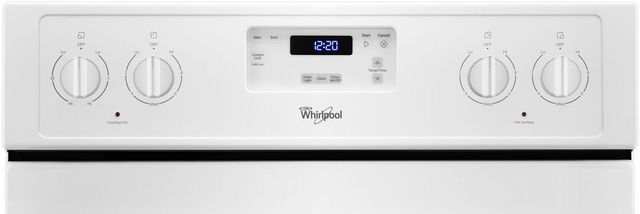 Whirlpool® 29.88" White Free Standing Electric Range 6