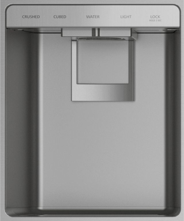 Monogram 36 In. 20.2 Cu. Ft. Stainless Steel Built In Side-by-Side Refrigerator-2