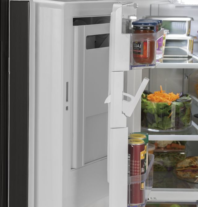 GE® 25.6 Cu. Ft. High-Gloss Black Freestanding French Door Refrigerator 8