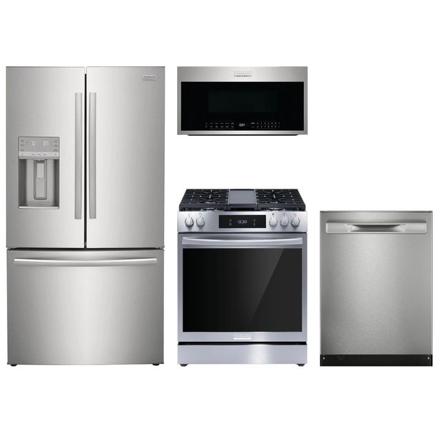 Frigidaire Gallery® 4-Piece Smudge-Proof® Stainless Steel Kitchen Package-0