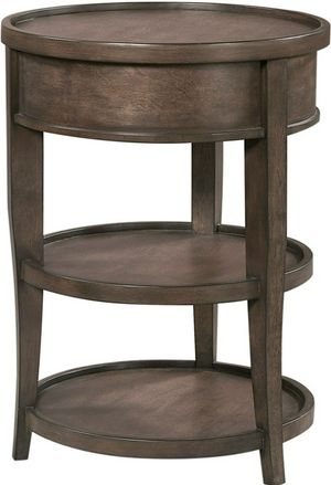 aspenhome® Blakely Sable Brown Round Chairside Table