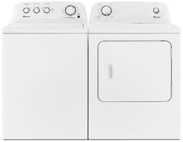 Amana® White Top Load Laundry Pair 0