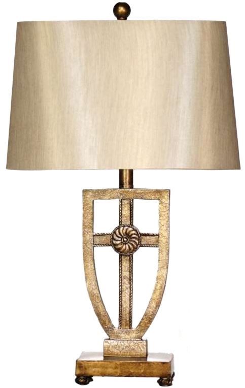 H & H Lamp Sicily Gray Lamp
