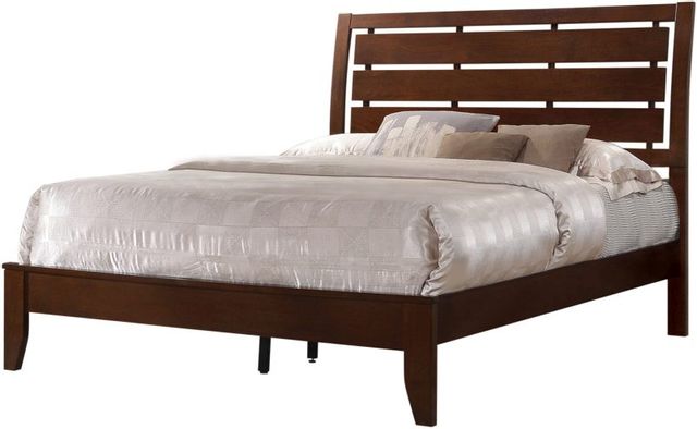 Coaster® Serenity 4 Piece Rich Merlot California King Bedroom Set 2