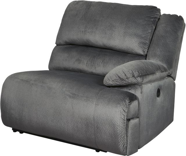 Signature Design by Ashley® Clonmel 5-Piece Charcoal Power Reclining Sectional with Armless Chairs-2