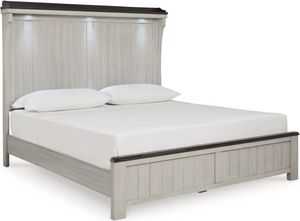 Signature Design by Ashley® Darborn Gray/Brown King Panel Bed