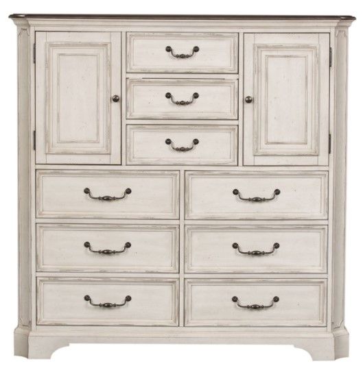 Liberty Furniture Abbey Road White Dressing Chest-0
