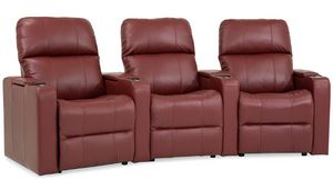 Palliser® Furniture Customizable Elite 3-Piece Manual Reclining Theater Seating with Wedge Arm
