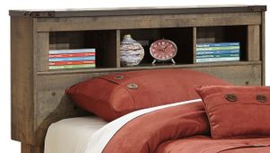 Signature Design by Ashley® Trinell Rustic Brown Twin Bookcase Headboard
