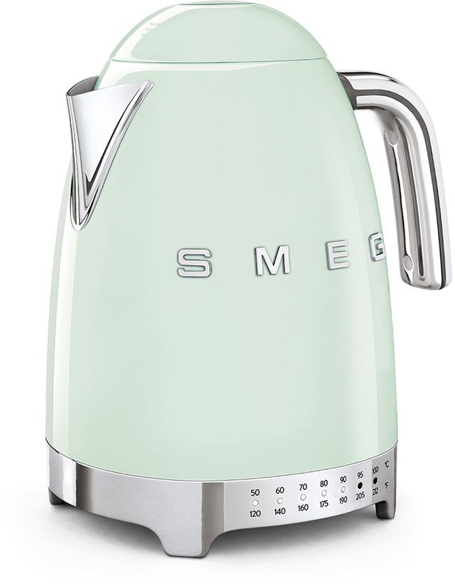 Smeg 50's Retro Style Aesthetic Polished Stainless Steel Electric Kettle 19