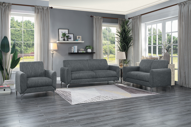Homelegance Venture Dark Grey Sofa 2