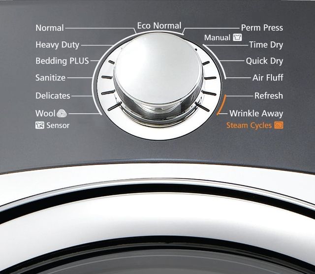 Samsung 7.5 Cu. Ft. White Front Load Gas Dryer 1
