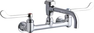 Elkay® Chrome Service/Utility 8" Centerset Wall Mount Faucet