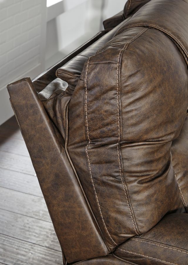 Canapé inclinable motorisé avec appuie-tête ajustable Wurstrow, brun, Signature Design by Ashley® 3