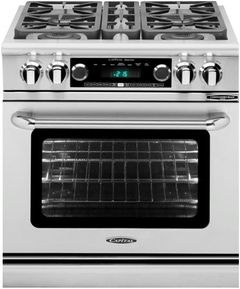 Capital Connoisseurian 30" Stainless Steel Free Standing Dual Fuel Range