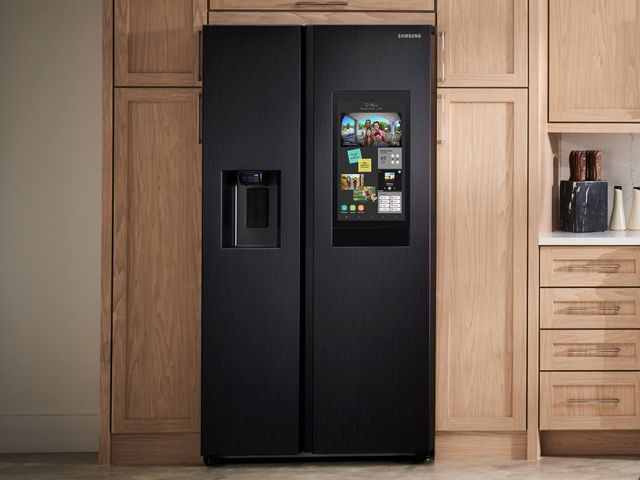 Samsung 21.5 Cu. Ft. Black Stainless Steel Counter Depth Side-by-Side Refrigerator 8