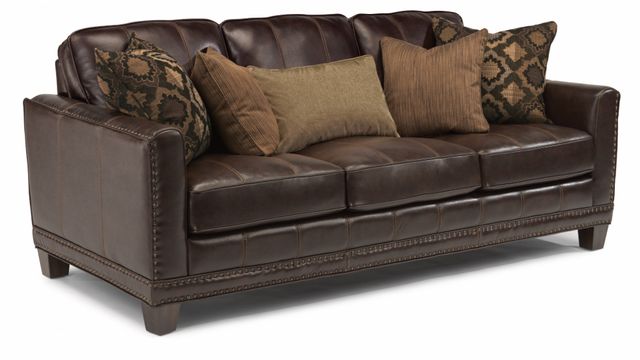 Flexsteel® Port Royal Brown Sofa-0