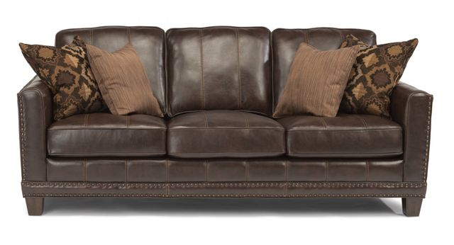 Flexsteel® Port Royal Brown Sofa-1