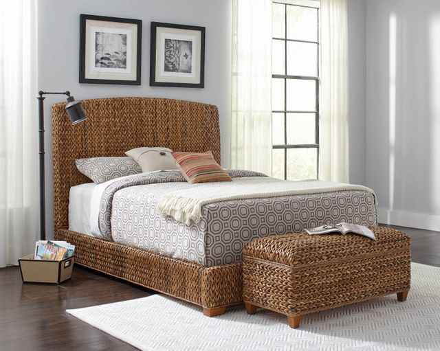 Coaster® Laughton Amber Brown Queen Bed 5