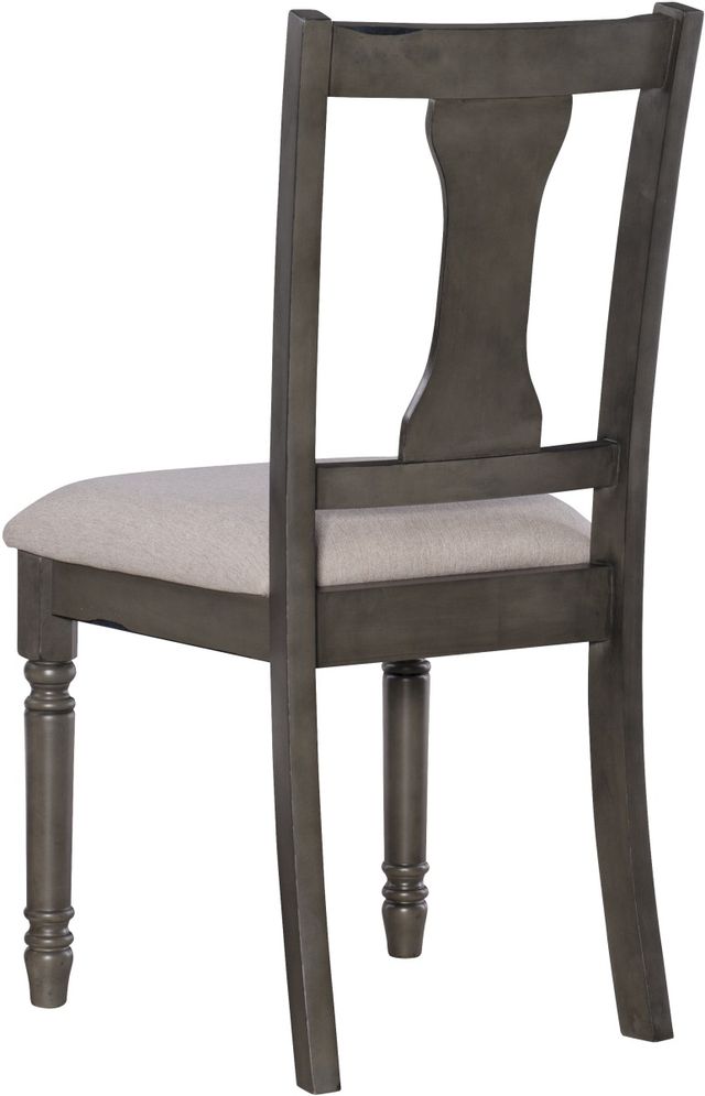Powell® Willow Set of 2 Grey Side Chairs-3