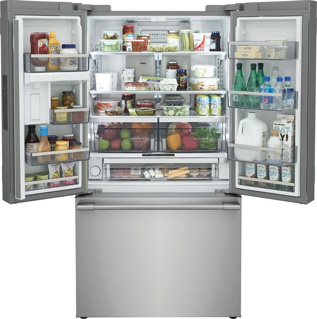 Frigidaire Professional® 23.3 Cu. Ft. Smudge-Proof® Stainless Steel Counter Depth French Door Refrigerator  8