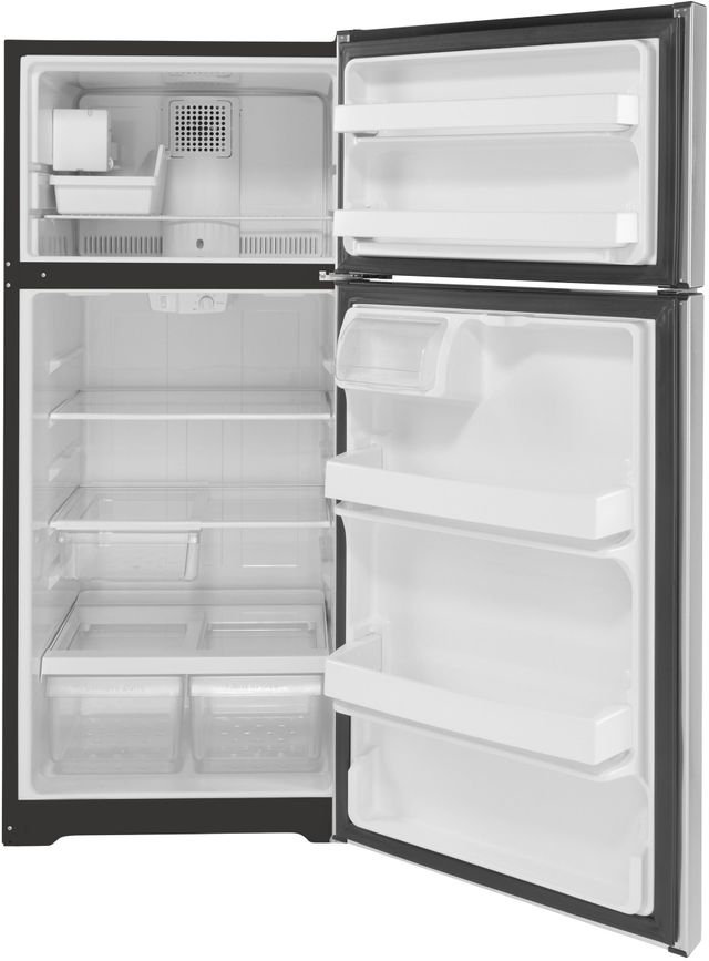 GE® 16.63 Cu. Ft. Stainless Steel Top Freezer Refrigerator (S/D) 1
