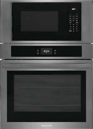 Frigidaire® 30" Black Stainless Steel Oven/Micro Combo Electric Wall Oven 