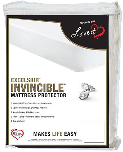 Excelsior® Invincible® 10" Profile Queen Mattress Protector 3