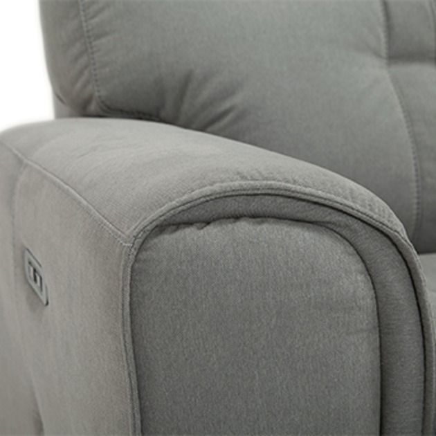 Palliser® Furniture Acacia Gray Powered Sofa Recliner 5