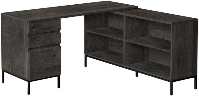 Functional L-Shape Desk with Storage