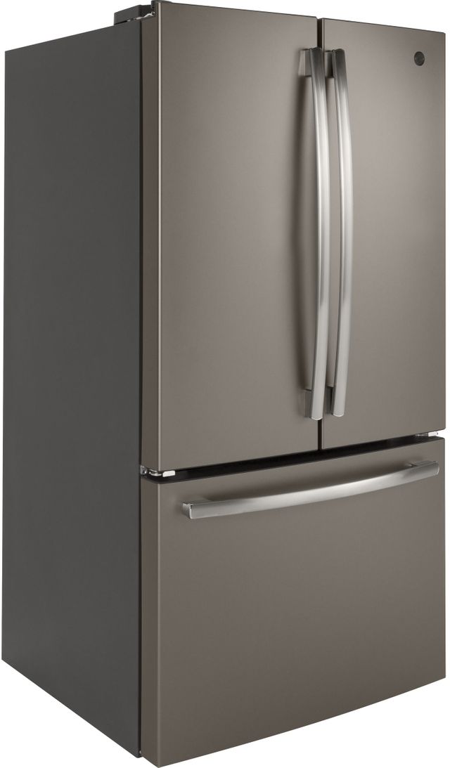 Réfrigérateur à portes françaises de 36 po GE® de 27,0 pi³ - Acier inoxydable résistant aux traces de doigts 18