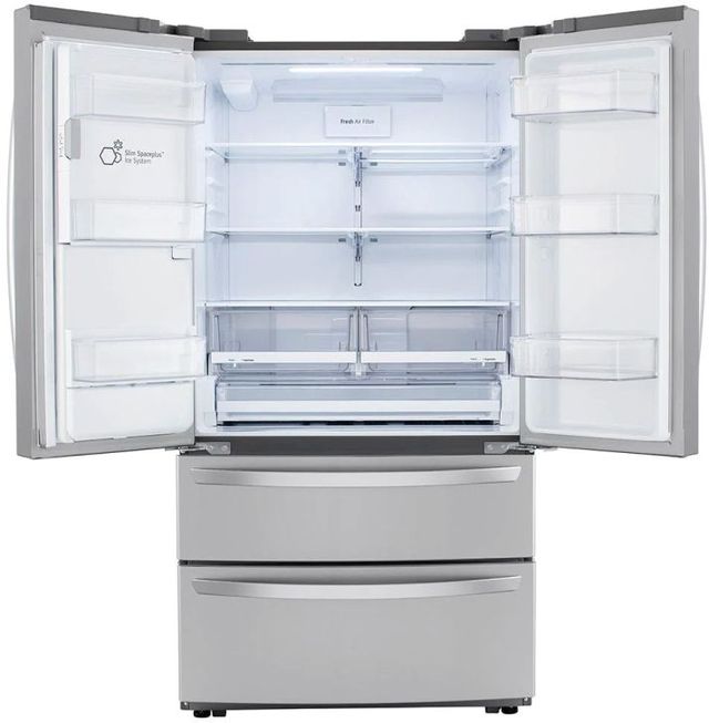 LG 22.0 Cu. Ft. Stainless Steel Counter Depth French Door Refrigerator 4