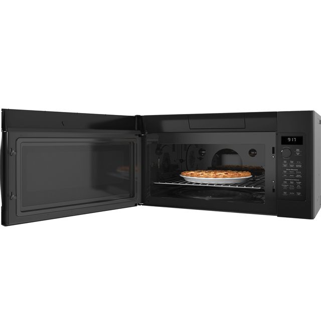 GE Profile™ 1.7 Cu. Ft. Black Over The Range Microwave 1