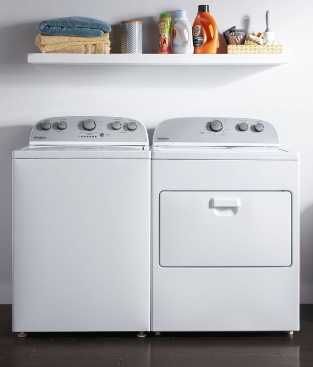 Whirlpool® Front Load Gas Dryer-White-3