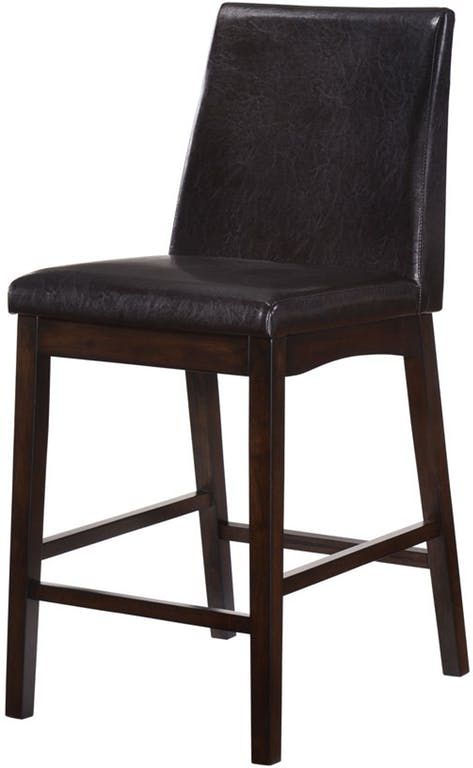 Elements International Piper Upholstered Counter Height Side Chair 2