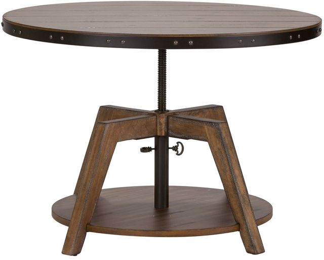 Liberty Furniture Aspen Skies Weathered Brown Motion Cocktail Table-1