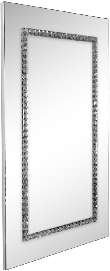 Miroir Argenté Embedded Jewels Renwil® 1