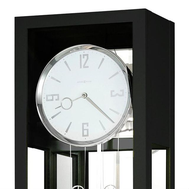 Howard Miller® Whitelock II Gloss Black Grandfather Clock 1