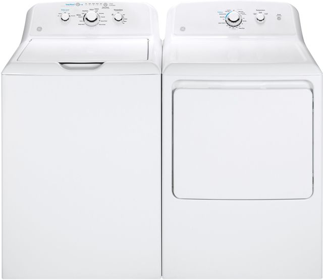 GE® 4.2 Cu. Ft. White Top Load Washer 8