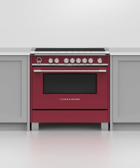 Fisher & Paykel Series 9 36" Red Induction Range 3