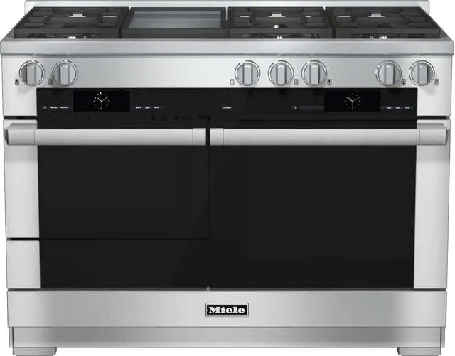 Miele 48" Clean Touch Steel Pro Style Dual Fuel Range-0