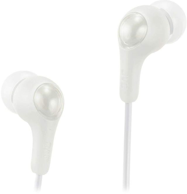 JVC HA-FX9BT White Gumy Wireless Bluetooth In-Ear Headphones 1