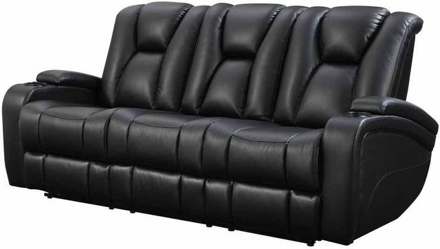 Coaster® Delange 2 Piece Black Power Reclining Living Room Set 2
