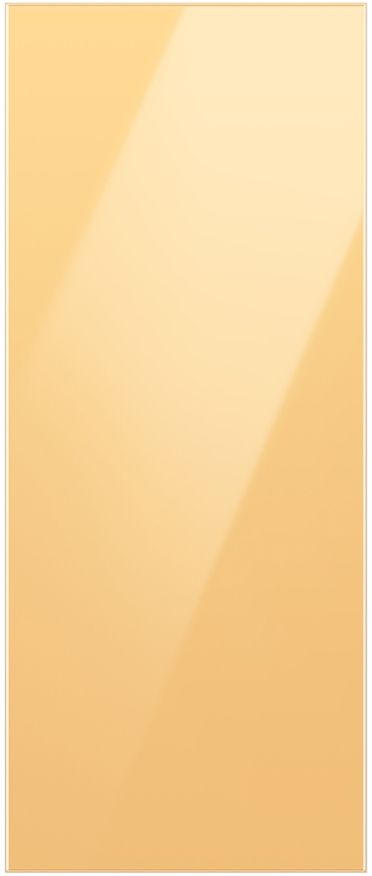 Samsung Bespoke 18" Sunrise Yellow Glass French Door Refrigerator Top Panel