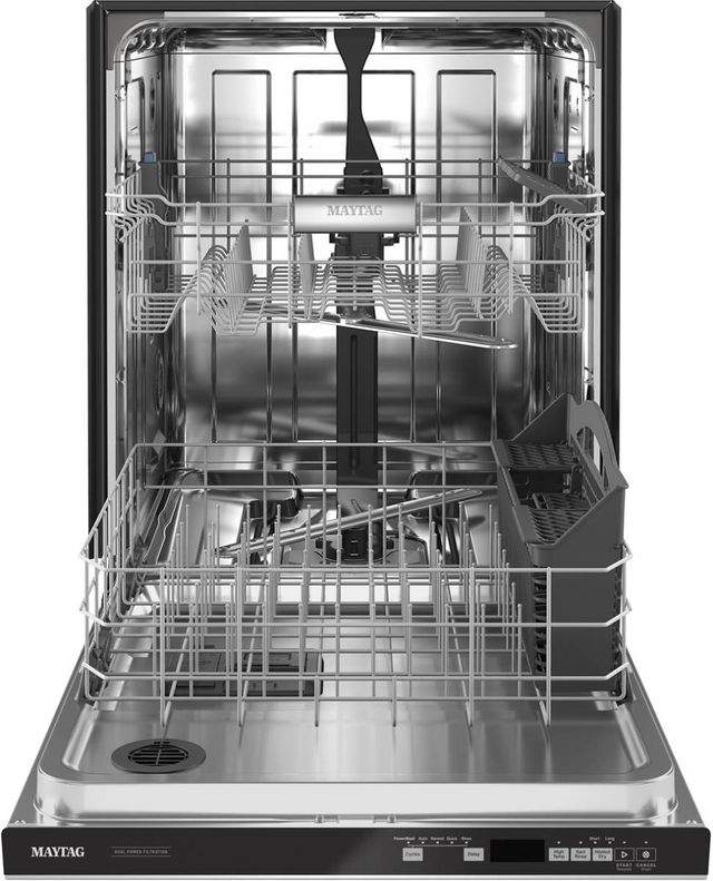 Maytag® 24" Fingerprint Resistant Stainless Steel Top Control Dishwasher 1