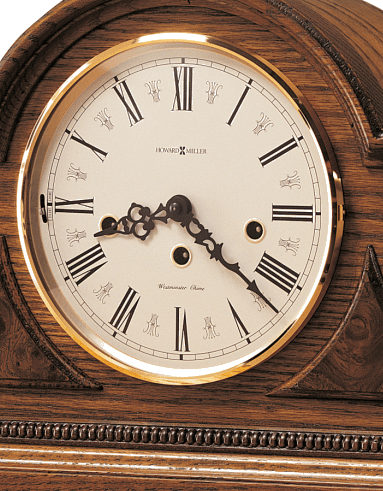 Howard Miller®  Worthington Oak Yorkshire Mantel Clock-1