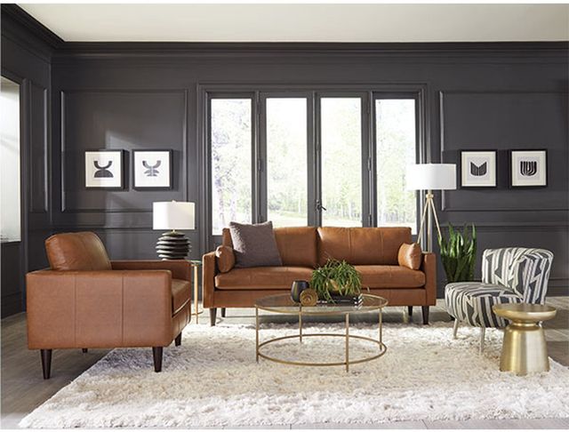 Best Home Furnishings® Trafton Brown Stationary Sofa 6