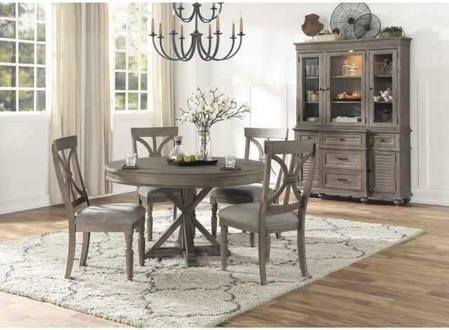 Homelegance® Cardano Driftwood Light Brown Buffet & Hutch | Furniture Time