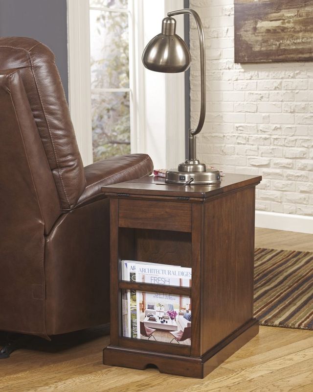 Signature Design by Ashley® Laflorn Medium Brown Chairside End Table 14